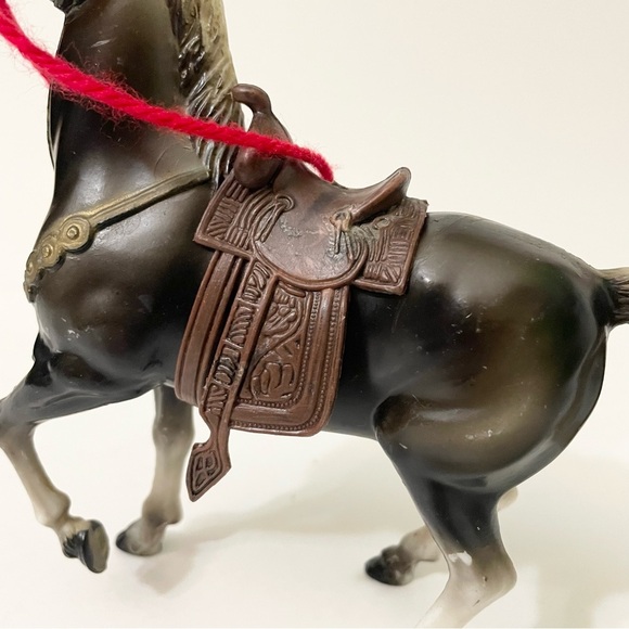 Vintage WS Horse Plastic Toy 7” Tall Hong Kong - Picture 3 of 16
